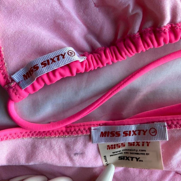 Miss Sixty Neon Pink Bikini (M/L) - Picture 3 of 4